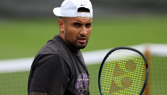 Nick Kyrgios is out of Wimbledon with a torn wrist ligament.