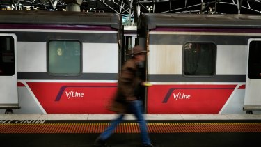 A V/Line staffer has tested positive for coronavirus