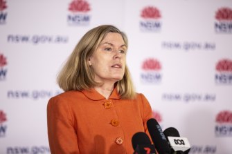 NSW Chief Health Officer Dr Kerry Chant said a new Delta strain had been identified in eight cases .