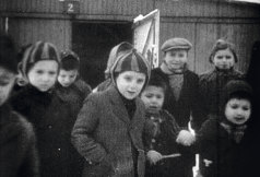 Children liberated from Auschwitz on January 27, 1945. The picture was taken shortly after they were rescued. 