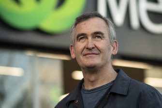 Woolworths boss Brad Banducci says consumers are tired and frustrated.