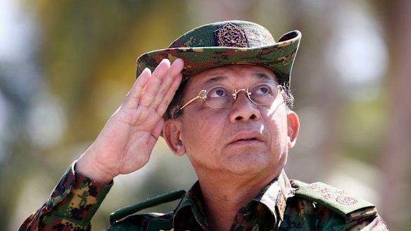 Myanmar military commander-in-chief Senior General Min Aung Hlaing has signalled his intent to retain power.