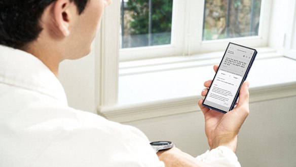 In its tucked-up form, the Fold is more useable than ever.