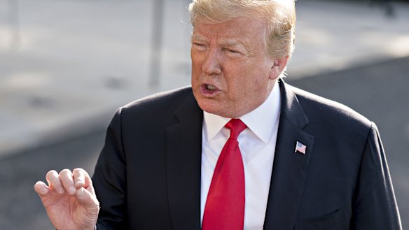 U.S. President Donald Trump .