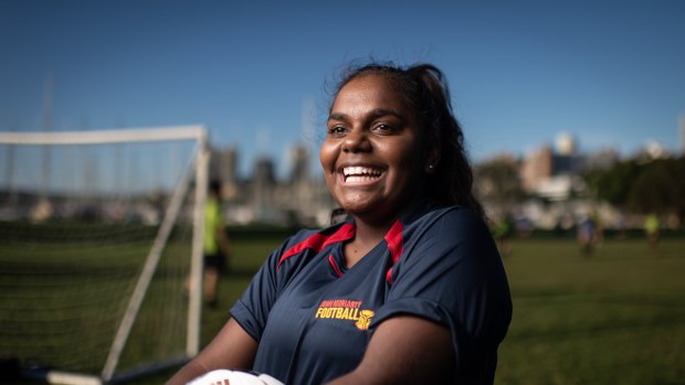 Like her mother and grandfather,  young soccer player Trishanne Miller, 15, has rheumatic heart disease.  