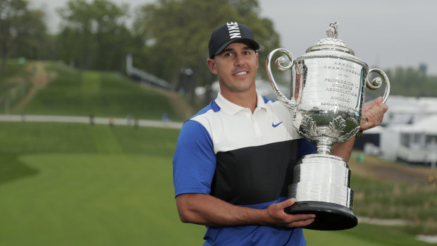 Collection: Brooks Koepka's haul of major trophies is growing by the month.