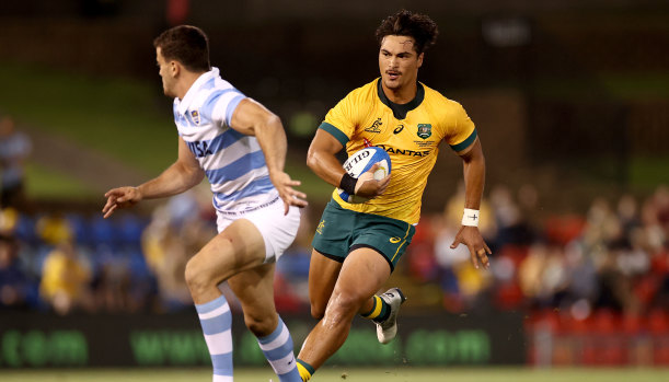 Jordan Petaia was one of the Wallabies' best in what was a disappointing night at the office.