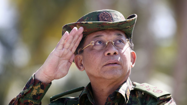 Myanmar military commander-in-chief Senior General Min Aung Hlaing has signalled his intent to retain power.