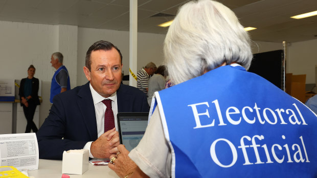 WA Premier Mark McGowan has already cast his vote but many West Australians still need to visit a polling station.