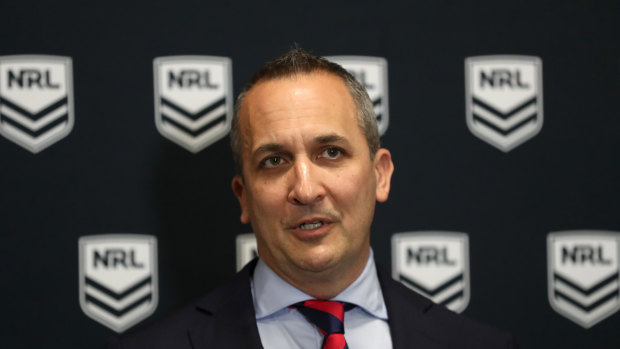 NRL chief executive Andrew Abdo.