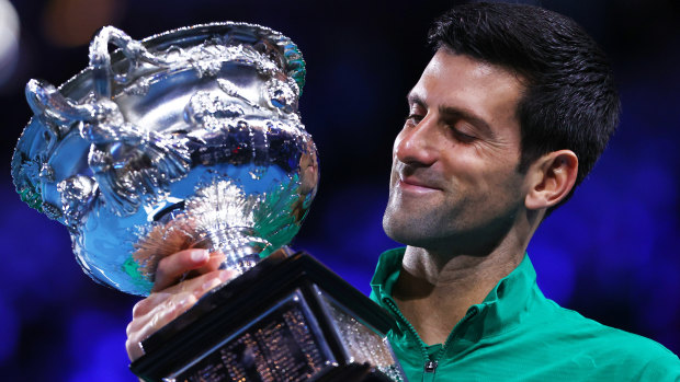 Over two million viewers watched Novak Djokovic beat Dominic Thiem in the 2020 men's final.