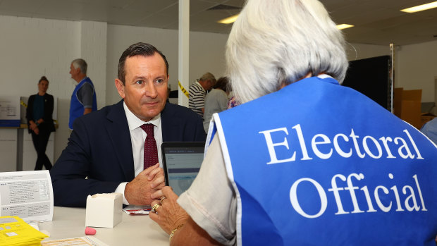 WA Premier Mark McGowan was reelected when the state went to the polls, which typically requires the employment of thousands of part-time workers.