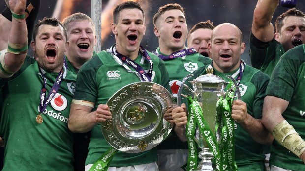 Greener pastures: Ireland's performance in Brisbane was a far shout from their Six Nations winning side.
