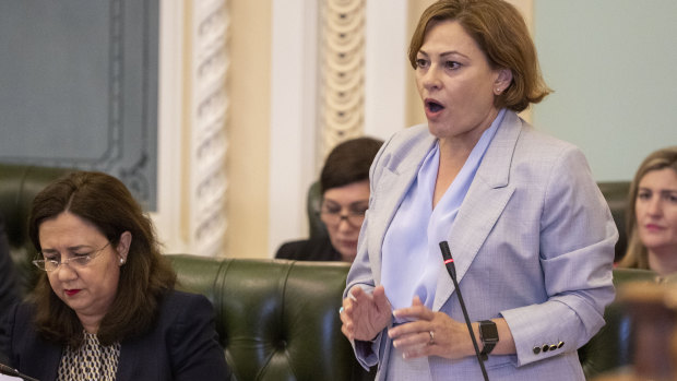 The opposition claims Jackie Trad interfered in the recruitment process for a principal at a new school.