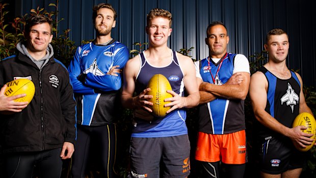 Luke Martin, Nathan Smith, Joseph Looby, John Love and Matthew Sheldon have returned to play for the Gungahlin Jets. 