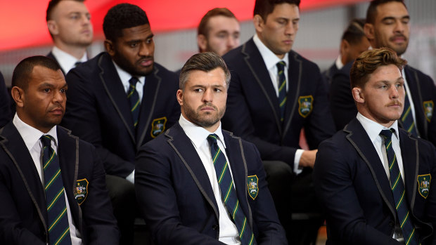 Adam Ashley-Cooper at the Wallabies team announcement on Friday.