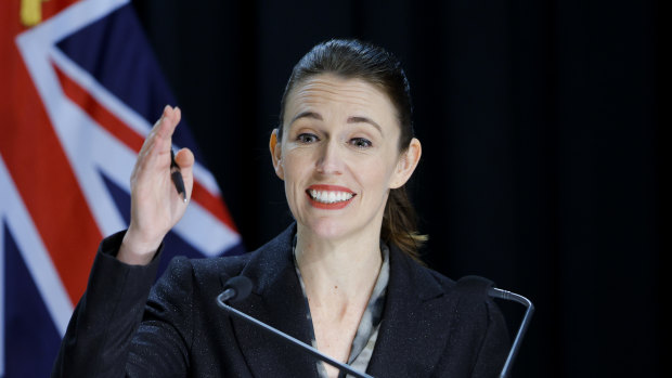 New Zealand Prime Minister Jacinda Ardern.