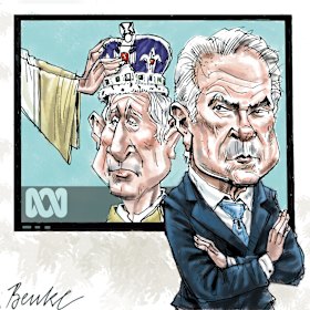 Anti-Aunty: David Flint’s Australians for Constitutional Monarchy aren’t happy.