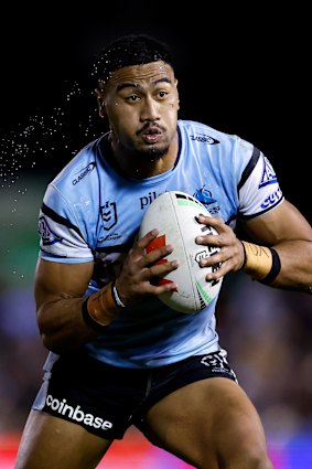 Ronaldo Mulitalo was firing for the Sharks on Saturday night.