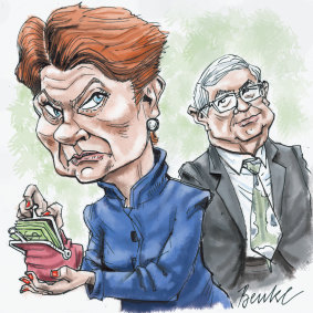 Pauline Hanson and Brian Burston.