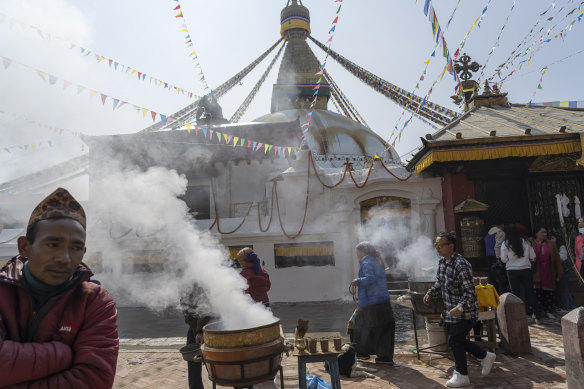 Boudhanath stupa in Kathmandu.