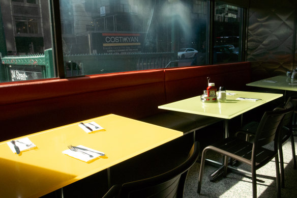 The Tick Tock Diner, a 24-hour restaurant connected to the New Yorker Hotel, in Midtown Manhattan, where Barreto ate.