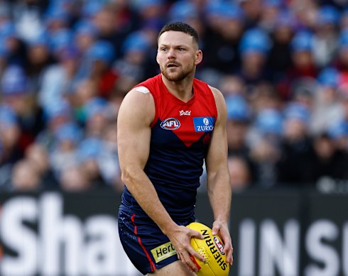 Steven May has been a star defender at the Demons since arriving in 2019, but his passion can sometimes overflow. 