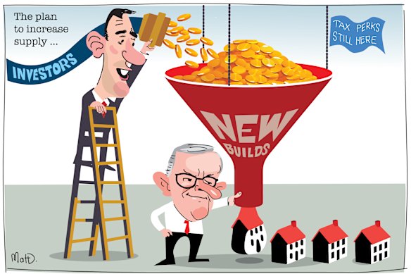 Changes to negative gearing and the capital gains tax are aimed at ramping up investment in new homes.