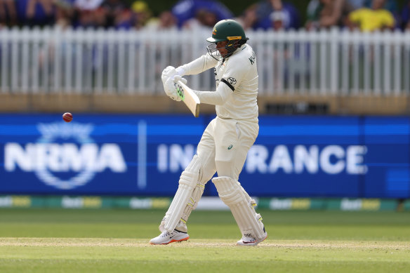 Usman Khawaja was sanctioned by the ICC for wearing a black armband in last month’s Perth Test.