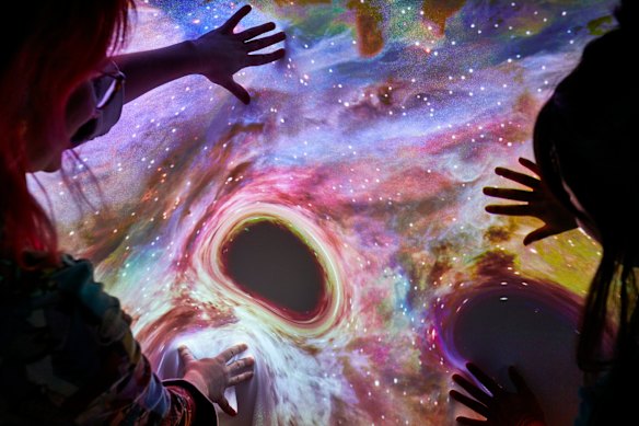 Big kids will love the Beyond Perception exhibition - now a permanent offering at Scienceworks.