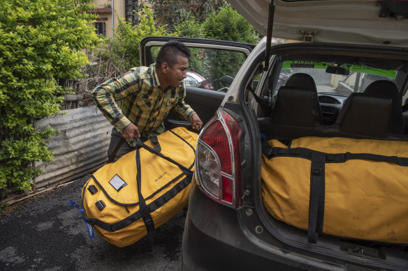 Thousands of Nepalese are employed by expedition companies.