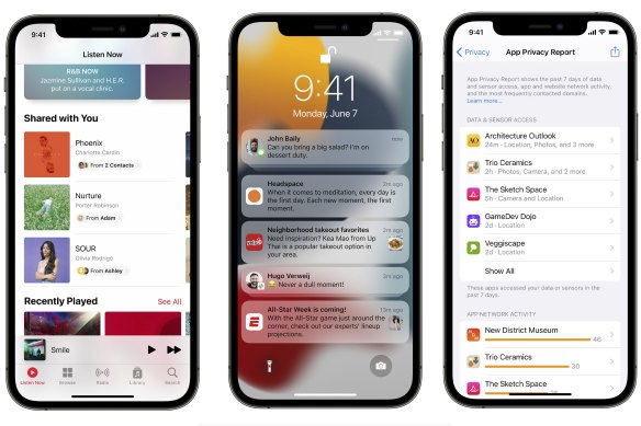 iOS 15 brings changes to sharing, notifications, privacy and more.