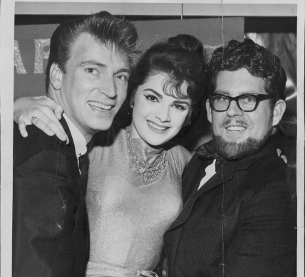 Patsy Ann with Frank Ifield and Rolf Harris in 1963.