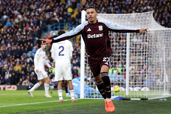 Morgan Rogers está em chamas pelo Aston Villa.