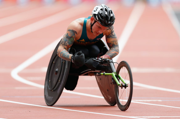 Rheed McCracken at the 2017 World Para Athletics Championships.