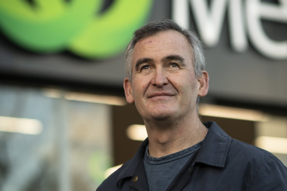 Woolworths boss Brad Banducci says consumers are tired and frustrated.