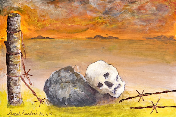 Farhad Bandesh, Death by fences.