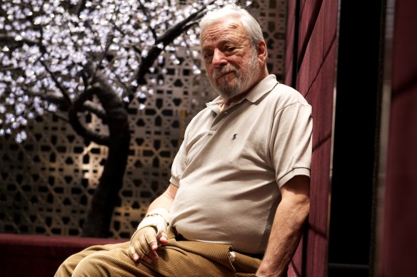 Stephen Sondheim in Melbourne in 2012.