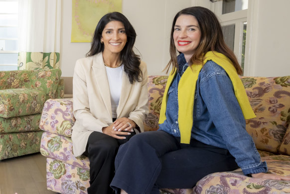 Keshia Hutchens (left) and Ariel Bryant, founders of From Day One in Melbourne.