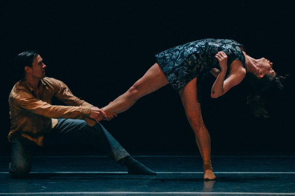 Coco Mathieson and Timothy Coleman in DanceX Part Two.