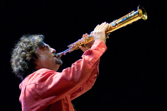 Jazz saxophonist Mirko Guerrini.
