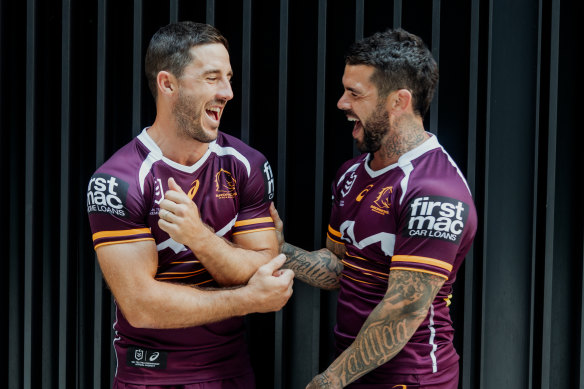 Brisbane’s Ben Hunt and Adam Reynolds had an instant connection.