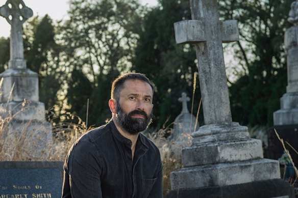 The main character in Mark Brandi’s new novel makes the most of his job at the cemetery.