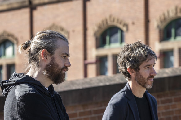 Atlassian founders Mike Cannon-Brookes and Scott Farquhar.