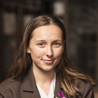 NSW Schools Debating Team  member Anna-Sophia Zahar.