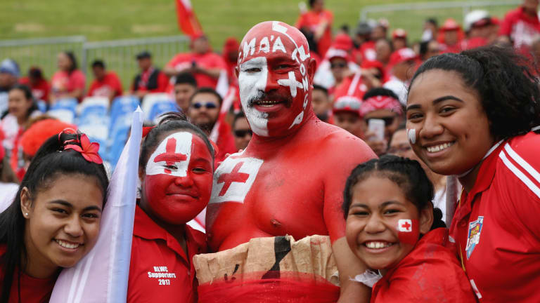 Making history: Tonga will play Australia for the first time.