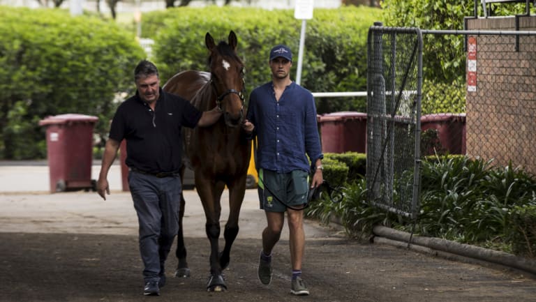 Daddy of all races: Anthony and Sam Freedman with Santa Ana Lane in the lead-up to The Everest.