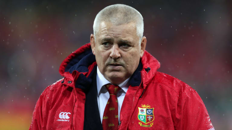 Respect: Warren Gatland is remaining wary of the under-pressure Wallabies.