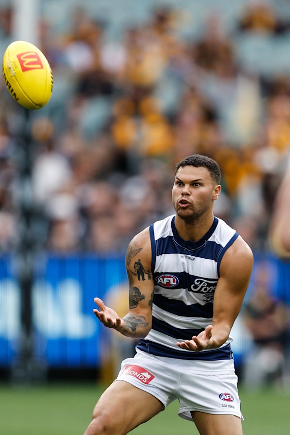 Geelong’s Brandan Parfitt.