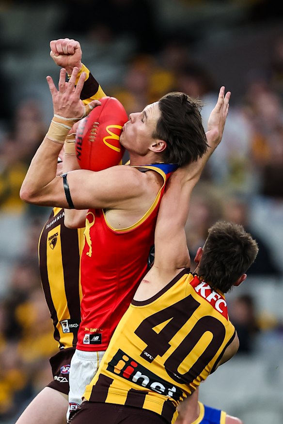 Eric Hipwood in action. 